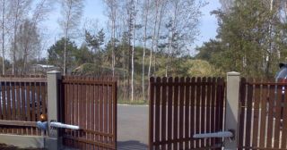 Купить распашные ворота из штакетника Тихорецк, цена от 2704 руб.